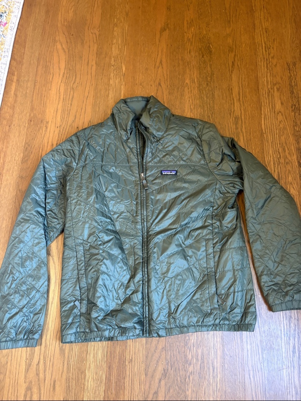 Patagonia Olive Green W's Lightweight Radalie Bomber Jacket size xl